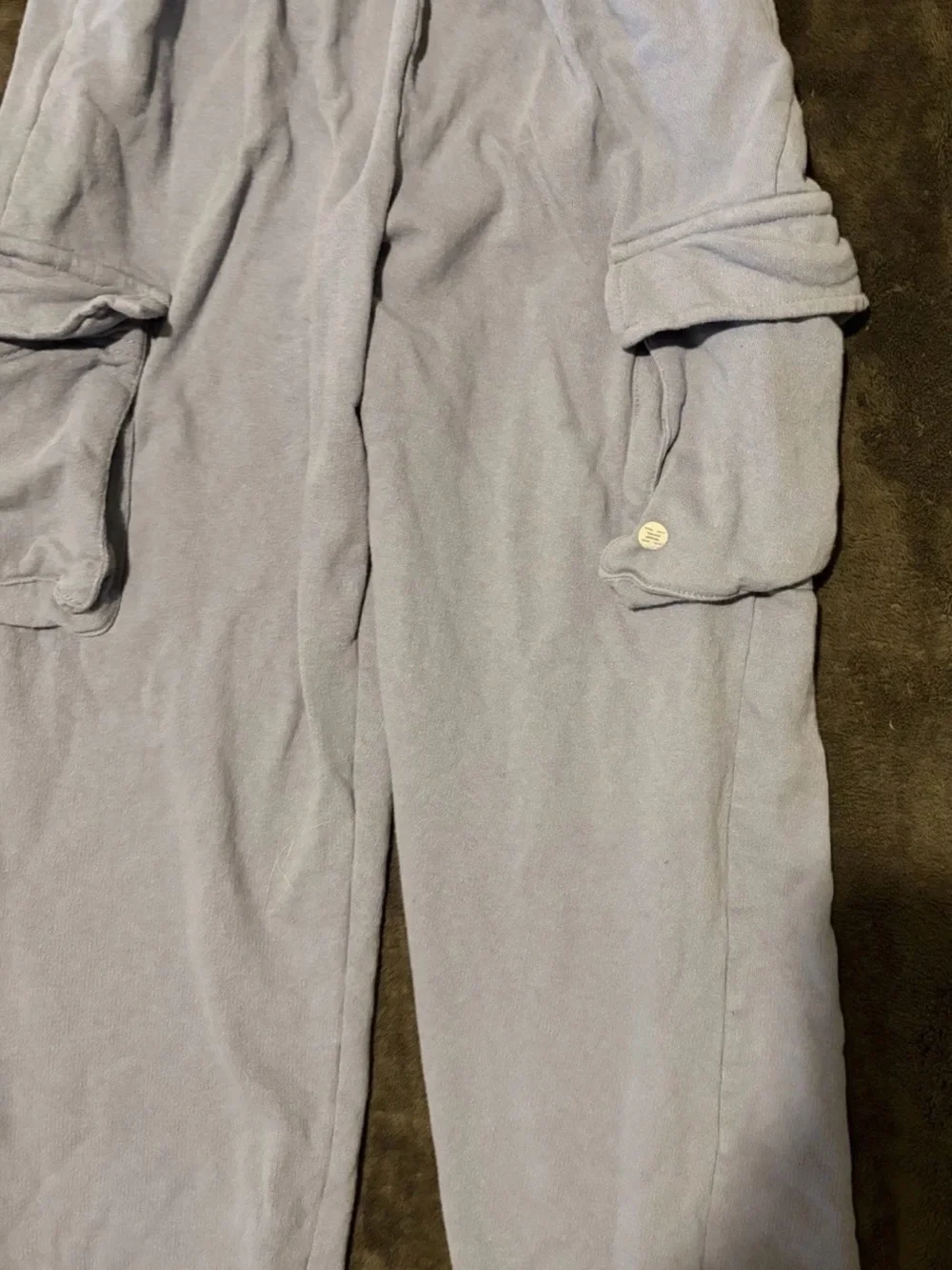 RBX Light Gray Cargo Sweatpants for Kids